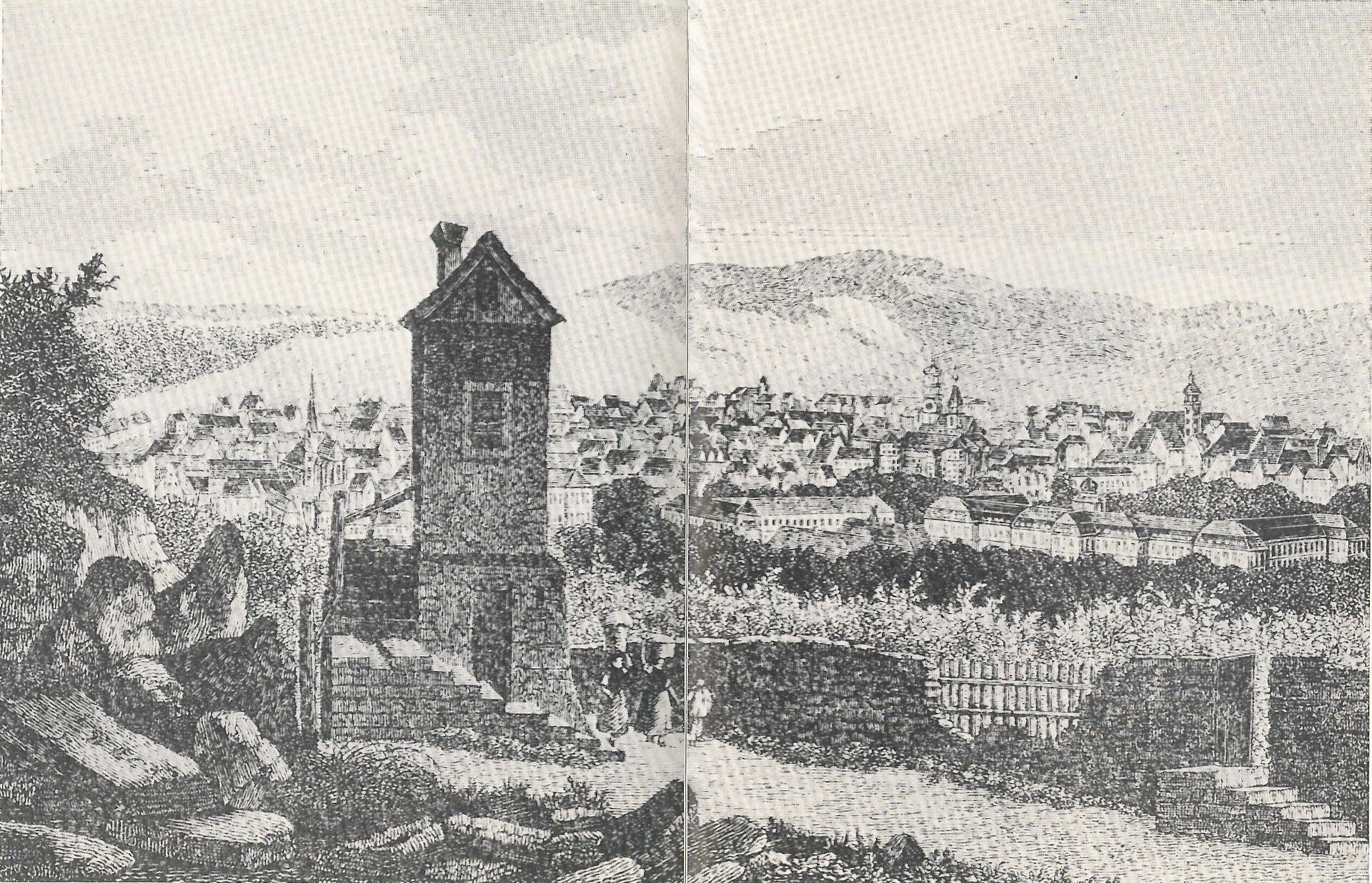 Das Kanonenhäuschen auf der Stuttgarter Gänsheide