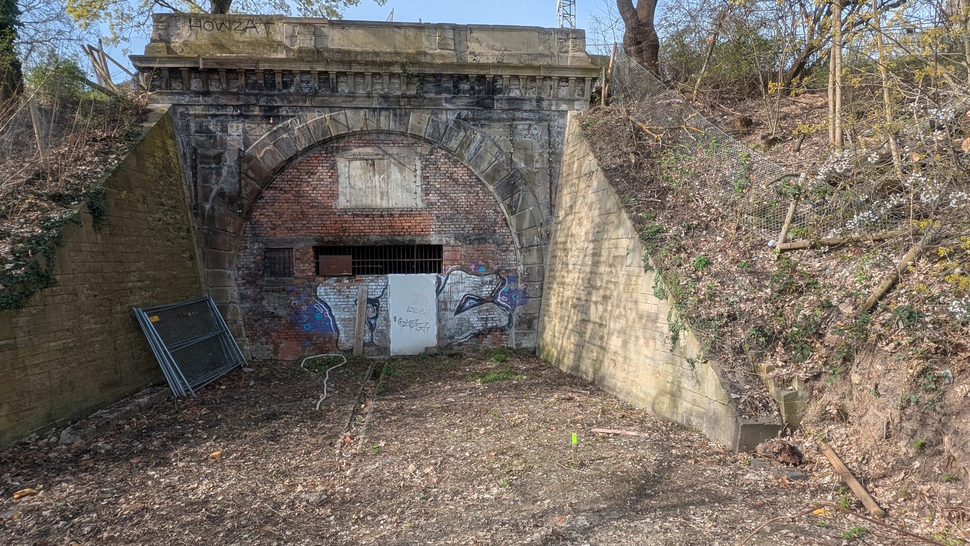 Das Portal des ersten Rosensteintunnels